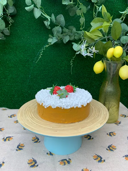 Artificial Fake Cake. 8” fake strawberry Cake. Faux cake. Prop Props Kitchen Ta