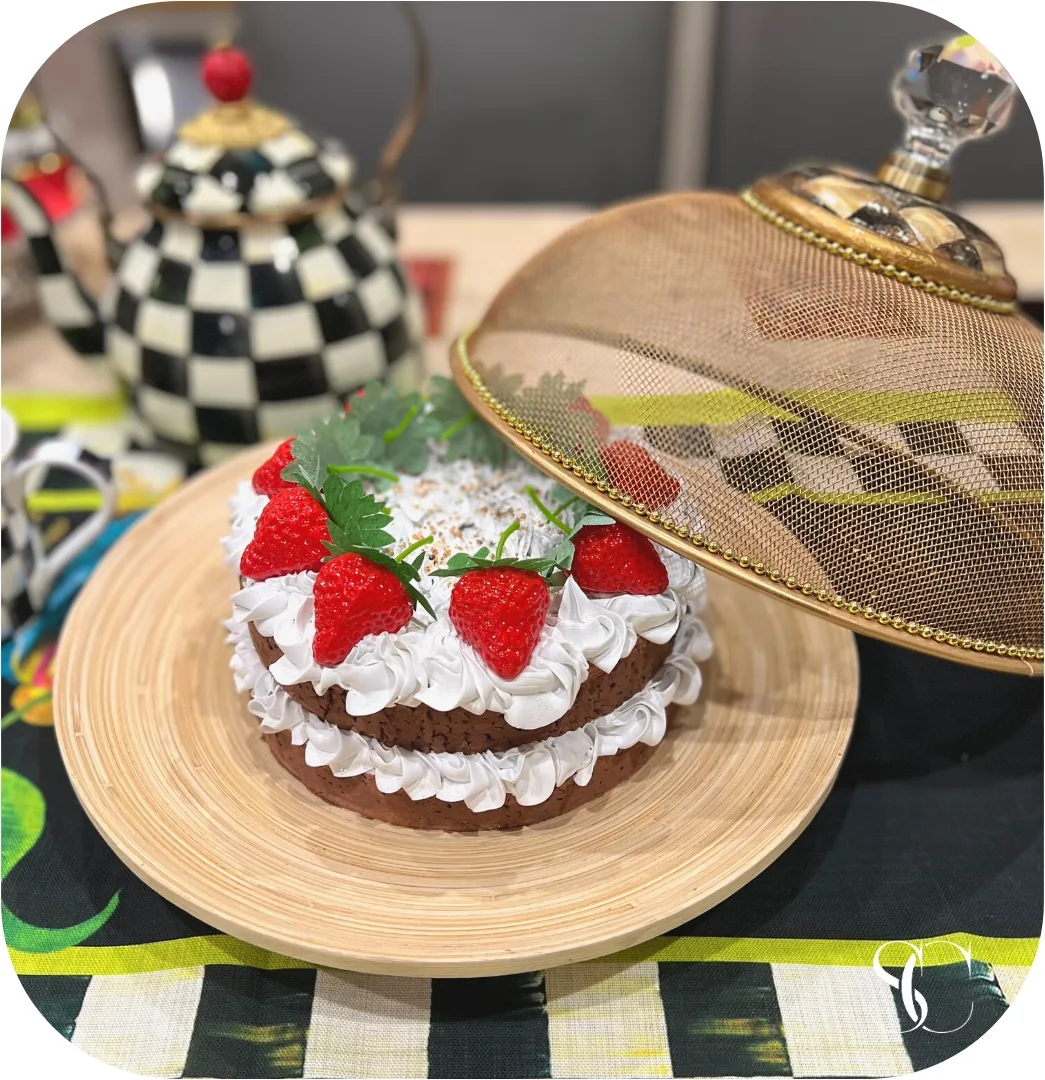 Fake Cake. 8” strawberry cake., photograph 7