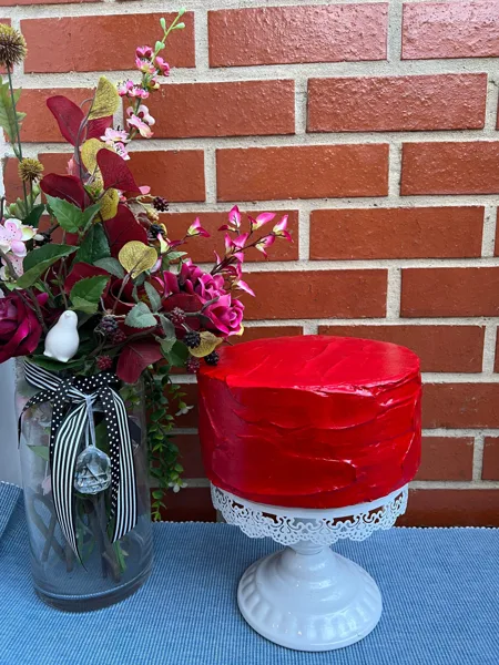 Artificial Fake Cake. 8” plain Cake. Faux cake. Prop Props Kitchen Table Displa