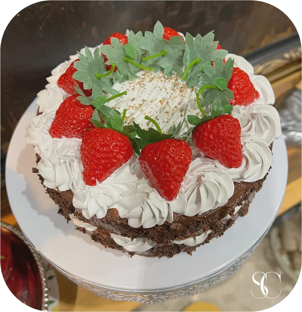 Fake Cake. 8” strawberry cake., photograph 2