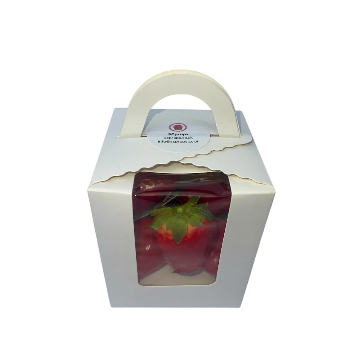 Set of 6 Artificial Strawberries, photograph 3