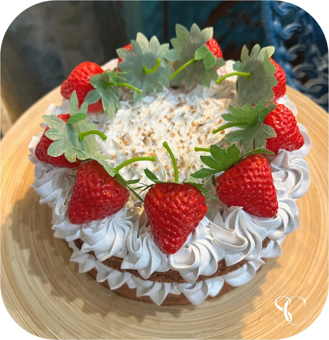 Fake Cake. 8” strawberry cake., photograph 4