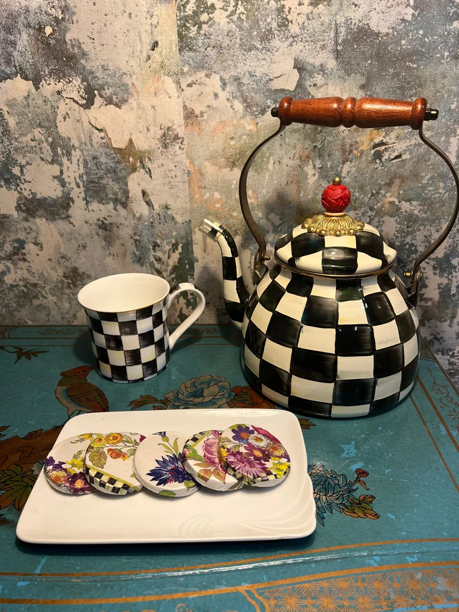 Artificial Fake Biscuits Checkered Inspired Style. Set of 15 cookies., photograph 4